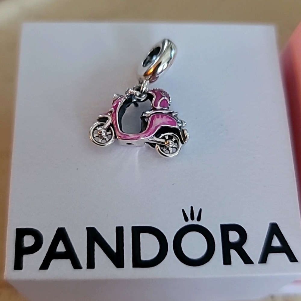 Pandora Scooter with Helmet Charm